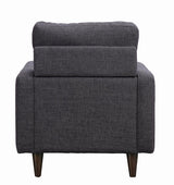 Watsonville Tufted Back Chair Gray