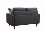 Watsonville Tufted Back Loveseat Gray