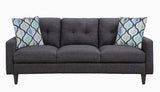 Watsonville Tufted Back Sofa Gray