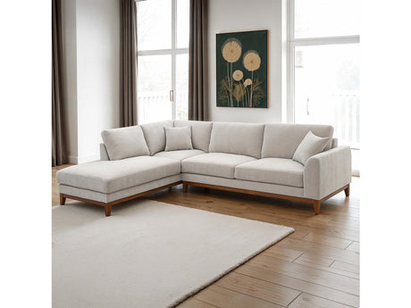 Watton Light Gray LAF Sectional by Furniture of America at Eve Furniture