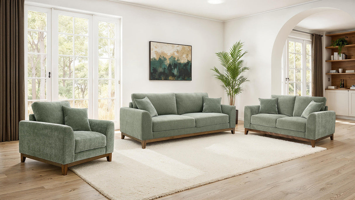 Watton Olive Green Chair by Furniture of America at Eve Furniture