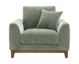 Watton Olive Green Chair by Furniture of America at Eve Furniture