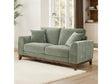 Watton Olive Green Loveseat by Furniture of America at Eve Furniture