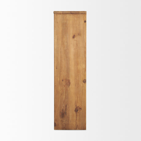 Wayde Curio Cabinet Recycled Pine by Mercana at Eve Furniture