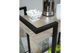 Waylowe Brown/Black Bar Cart by Ashley at Eve Furniture