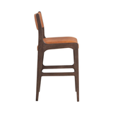 Wayne Leather Bar Stool by Classic Home at Eve Furniture
