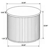Coffey Light Brown End Table by Coaster at Eve Furniture