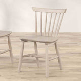 Hines White Oak 7-Piece Dining Table Set by Furniture of America at Eve Furniture