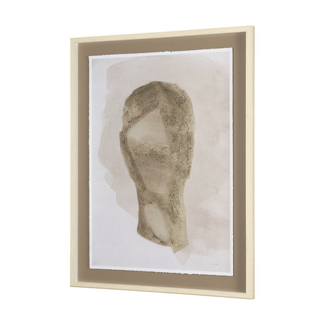 Weathered Silence I by Mercana Studio Hand Embelished Textured Framed Artwork Matted under Glass by Mercana at Eve Furniture