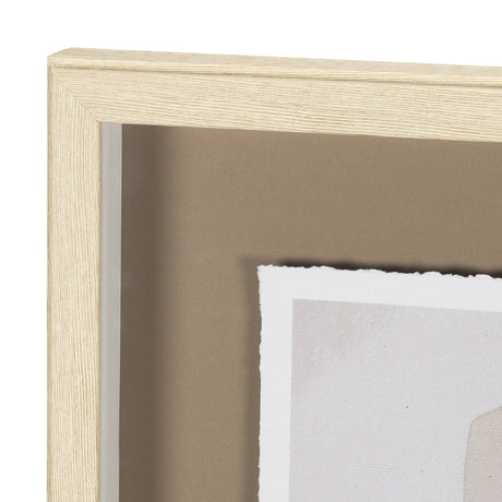 Weathered Silence I by Mercana Studio Hand Embelished Textured Framed Artwork Matted under Glass by Mercana at Eve Furniture
