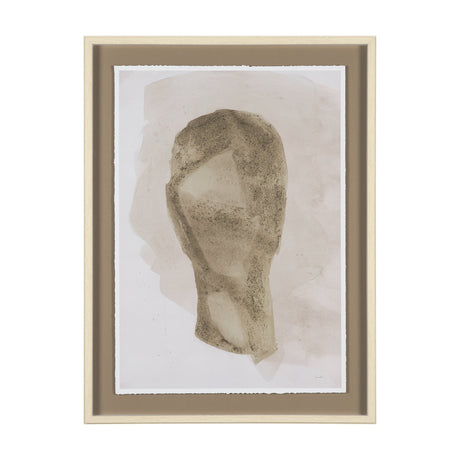 Weathered Silence I by Mercana Studio Hand Embelished Textured Framed Artwork Matted under Glass by Mercana at Eve Furniture