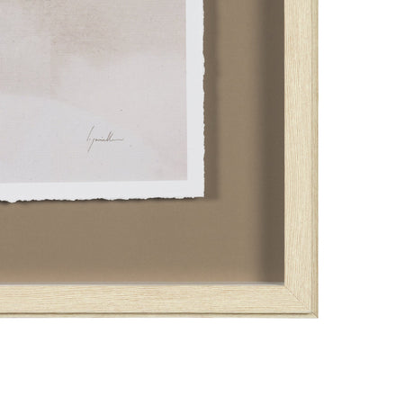 Weathered Silence II by Mercana Studio Hand Embelished Textured Framed Artwork Matted under Glass by Mercana at Eve Furniture