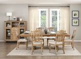 Weatherford Wheat Extandable Dining Table by Homelegance at Eve Furniture