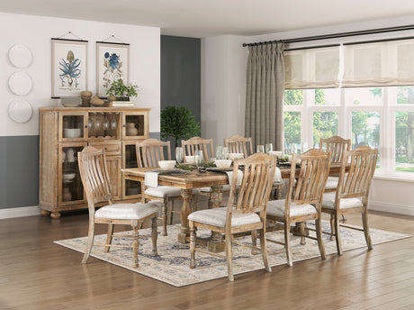 Weatherford Wheat Extandable Dining Table by Homelegance at Eve Furniture