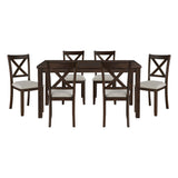 Weatherford Wheat/Gray Side Chair, Set of 2 by Homelegance at Eve Furniture