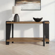 Weathermore Brown/Black Sofa Table by Ashley at Eve Furniture