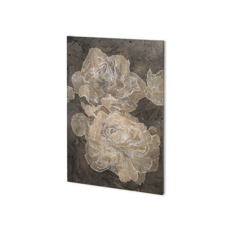 Weaved Peony I by Mercana Studio a Hand Embellished Textured Canvas by Mercana at Eve Furniture