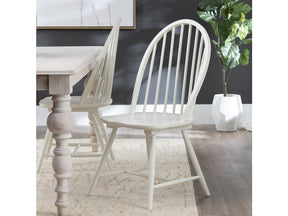 Weaver White Dining Chair (Set of 2) by Crestview at Eve Furniture