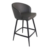 Webber Grey Swivel Counter Stool