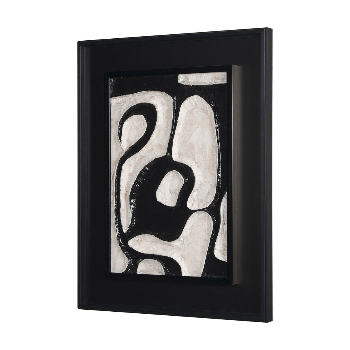Webs of Ink by Studio M a handmade Original Framed Artwork under Glass by Mercana at Eve Furniture