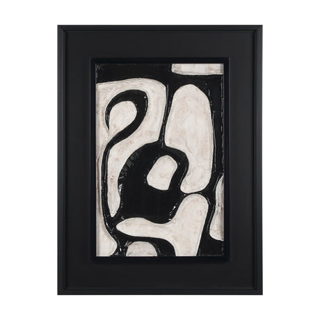 Webs of Ink by Studio M a handmade Original Framed Artwork under Glass by Mercana at Eve Furniture