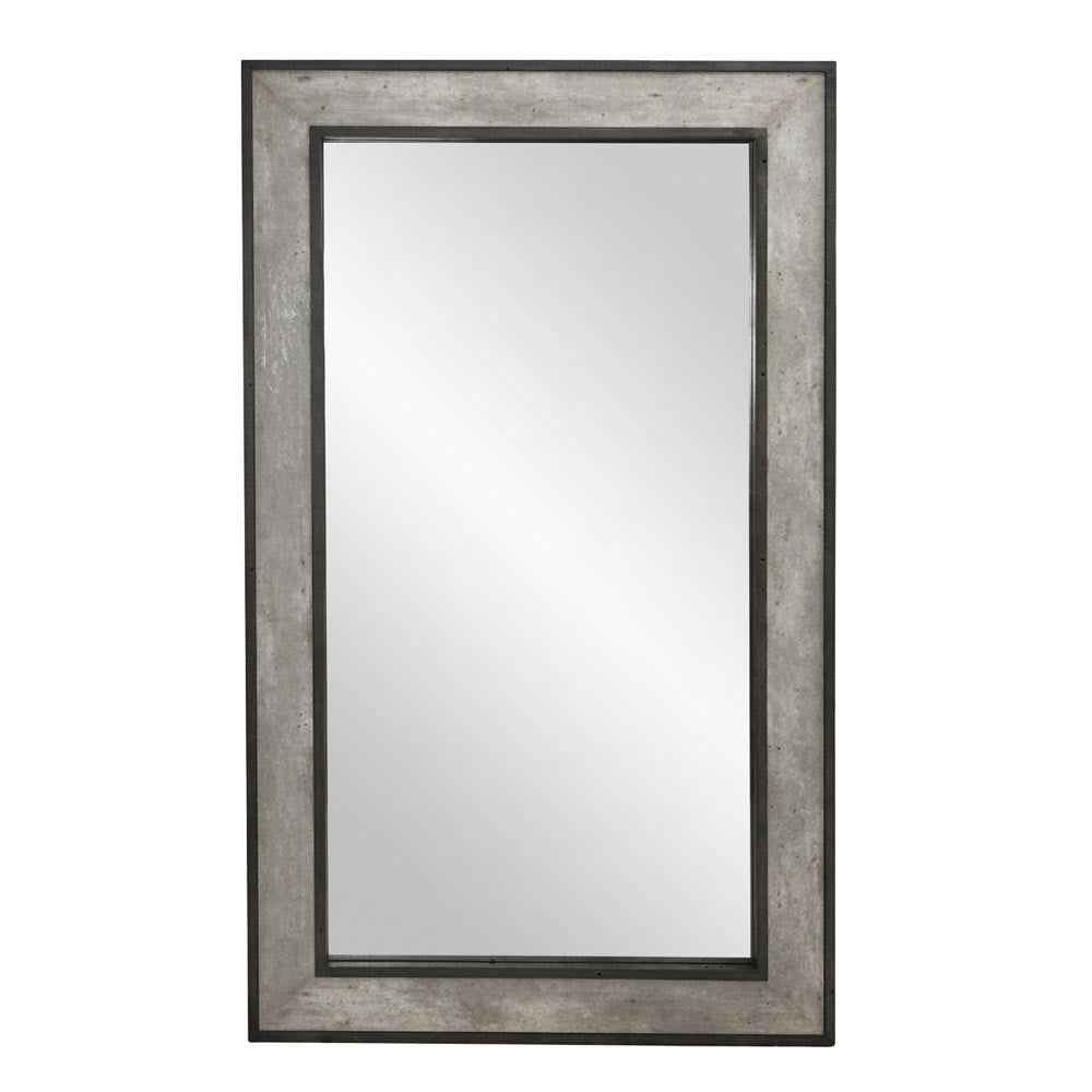 Webster Ash/Weathered Cement Floor Mirror by Classic Home at Eve Furniture