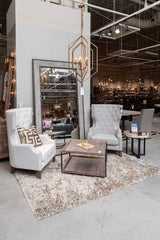 Webster Ash/Weathered Cement Floor Mirror by Classic Home at Eve Furniture
