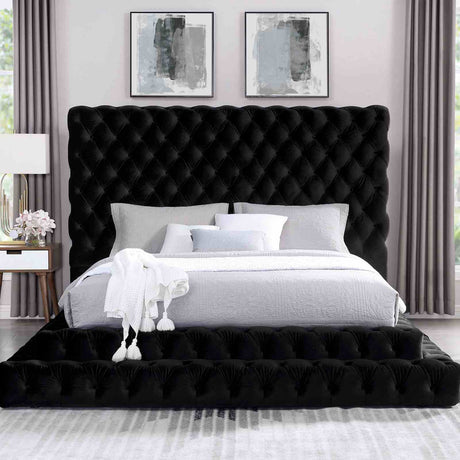 Stefania Black 5-Piece Queen Bedroom Set by Furniture of America at Eve Furniture