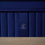 Weekender Blue/White Full 13" Euro Top Hybrid Mattress by Malouf at Eve Furniture