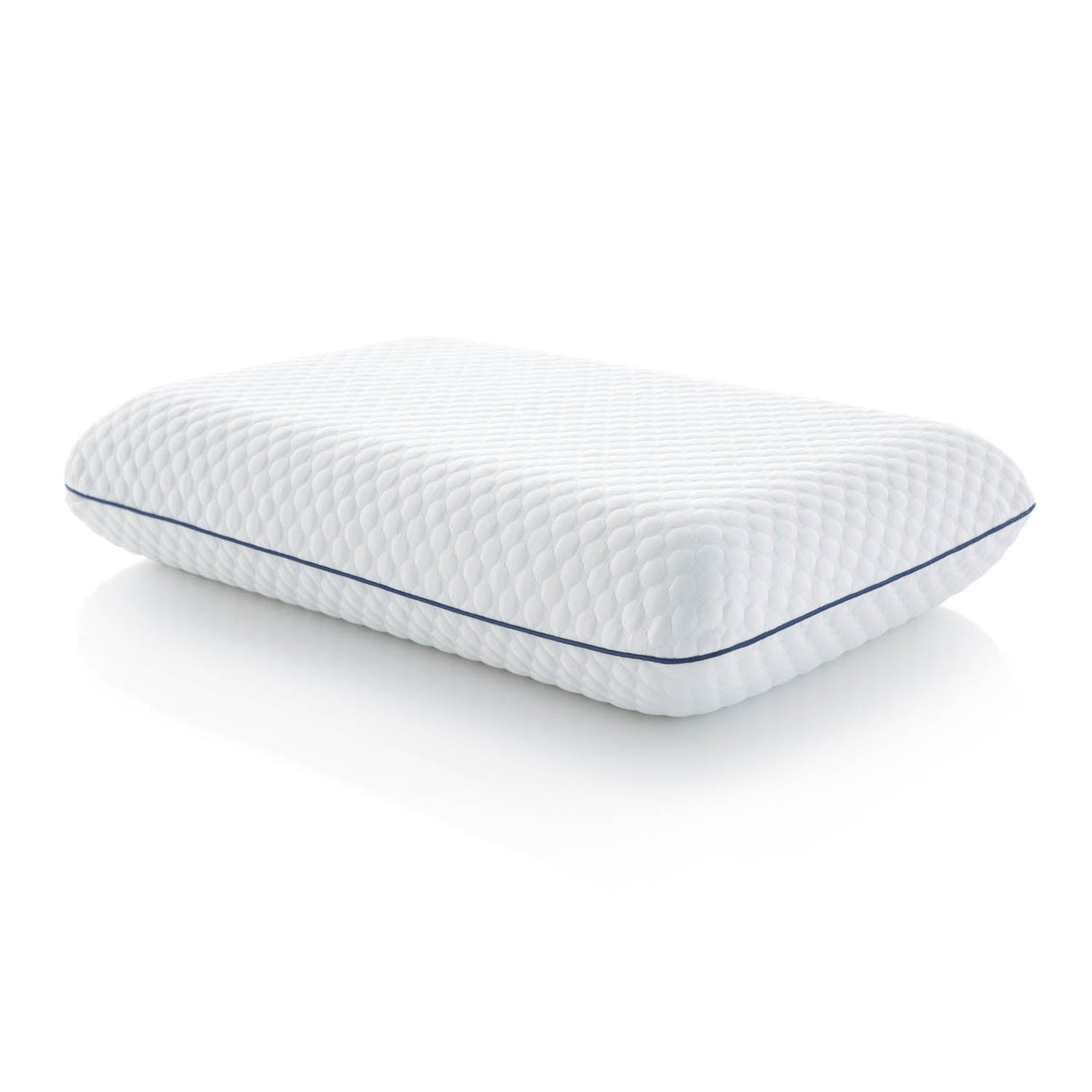Weekender White King Gel Memory Foam Pillow by Malouf at Eve Furniture