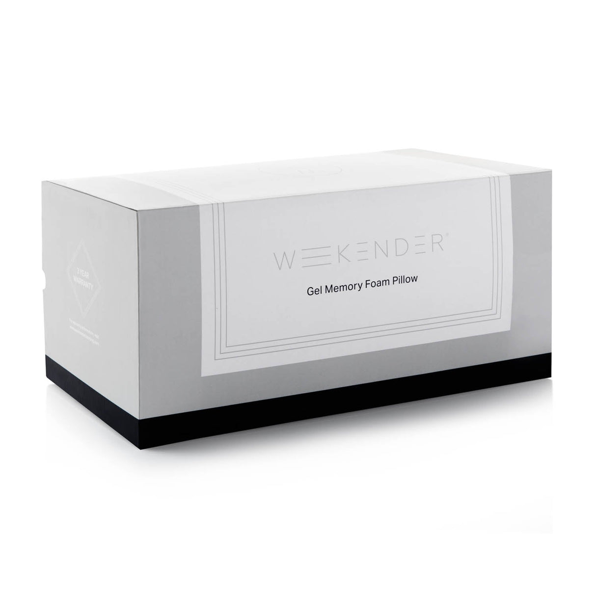 Weekender White King Gel Memory Foam Pillow by Malouf at Eve Furniture