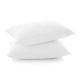 Weekender White Queen Down Alternative Pillow (2-Pack) by Malouf at Eve Furniture