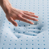 Weekender White Queen Gel Memory Foam Pillow by Malouf at Eve Furniture