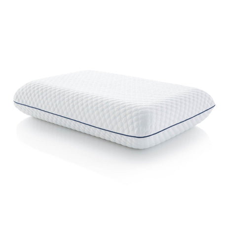 Weekender White Standard Gel Memory Foam Pillow by Malouf at Eve Furniture