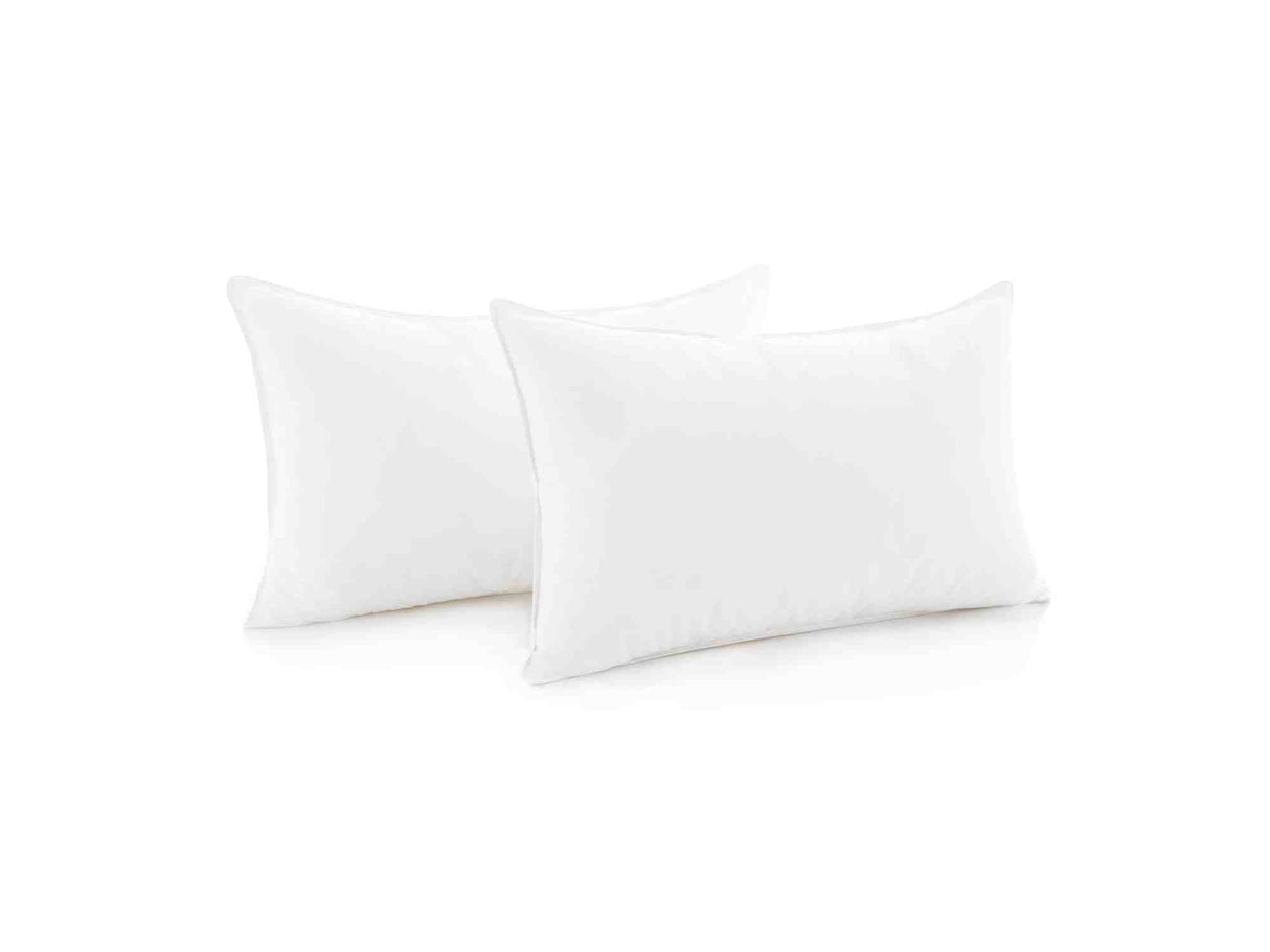 Weekender White/Blue Standard Down Alternative Pillow (2-Pack) by Malouf at Eve Furniture
