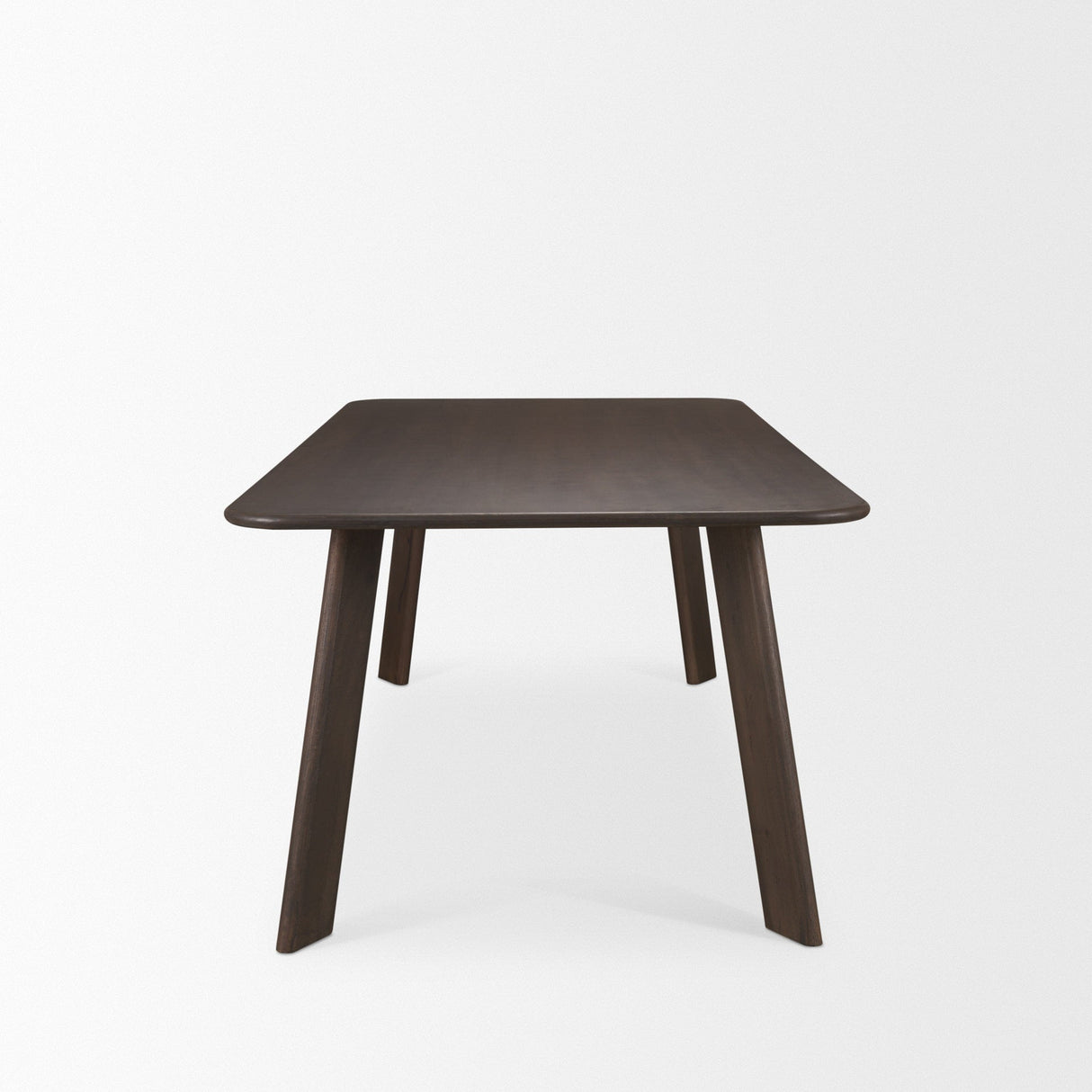 Welborn Dark Brown Wood Rectangular Dining Table by Mercana at Eve Furniture