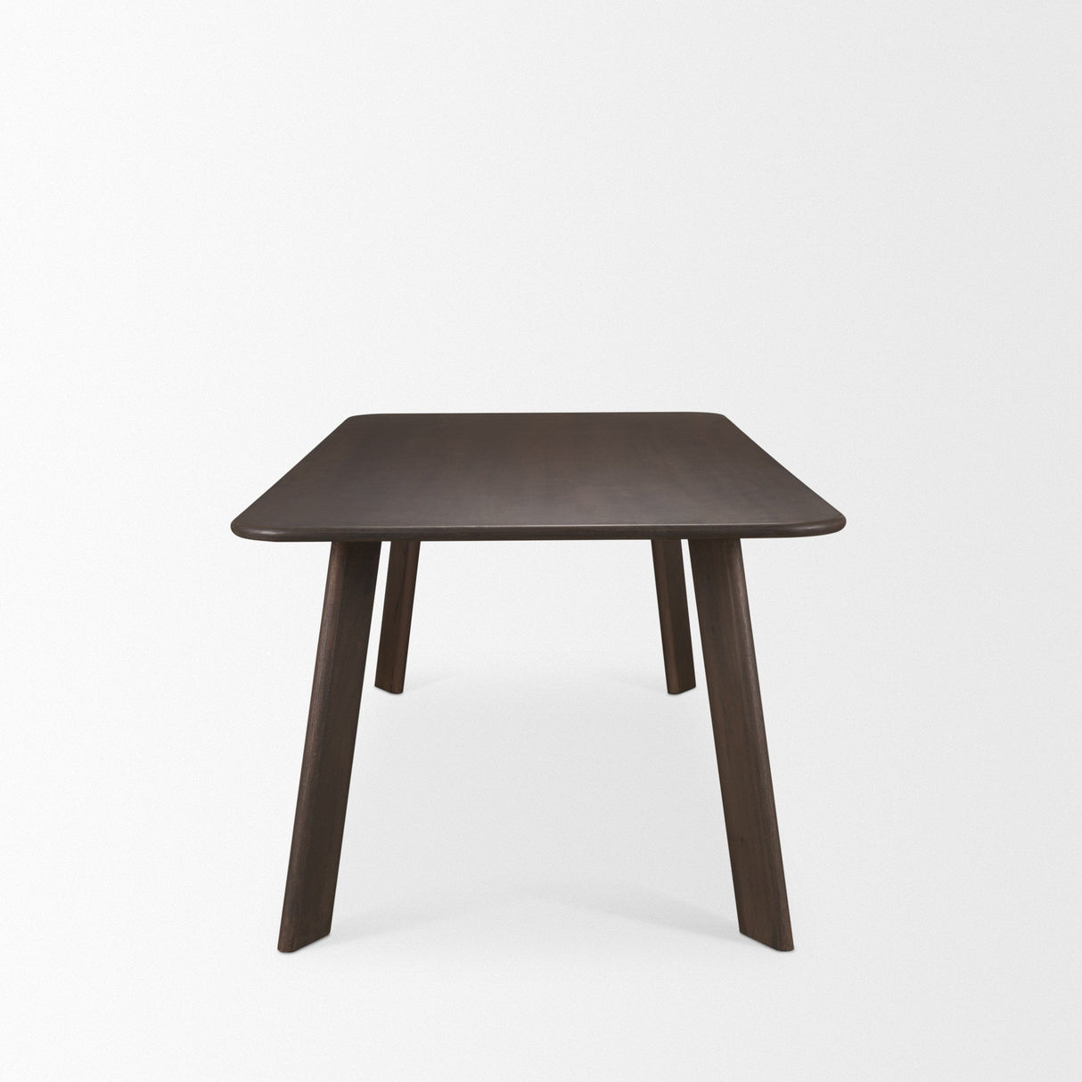 Welborn Dark Brown Wood Rectangular Dining Table by Mercana at Eve Furniture