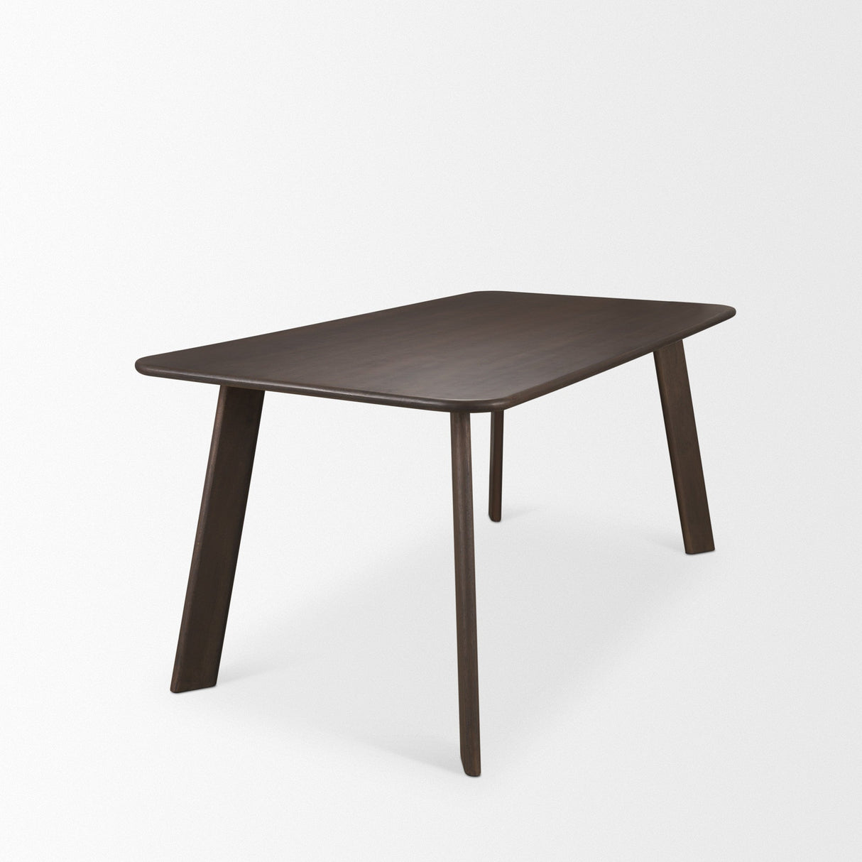 Welborn Dark Brown Wood Rectangular Dining Table by Mercana at Eve Furniture