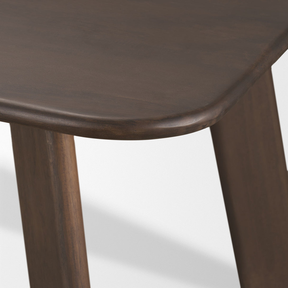 Welborn Dark Brown Wood Rectangular Dining Table by Mercana at Eve Furniture