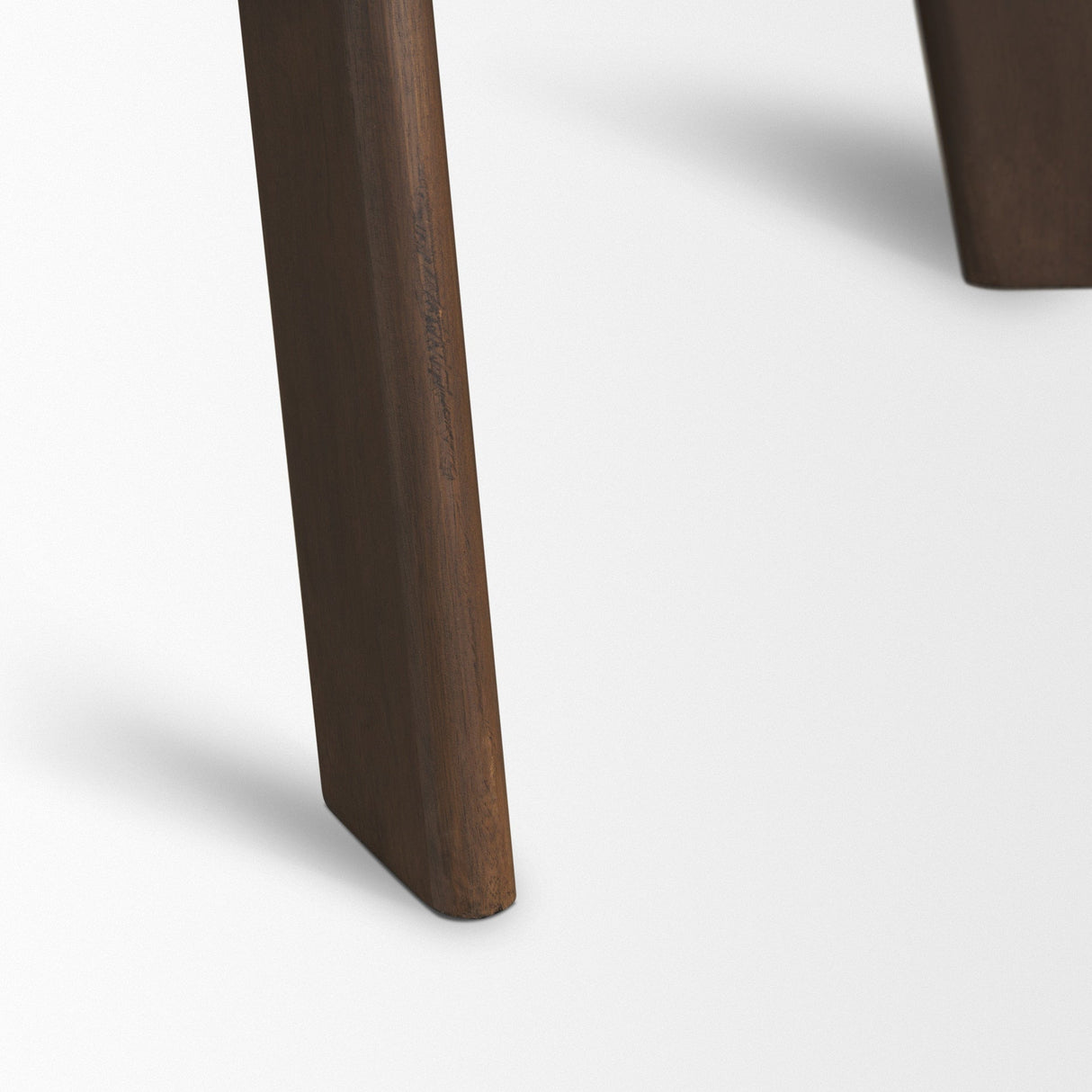 Welborn Dark Brown Wood Rectangular Dining Table by Mercana at Eve Furniture