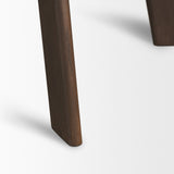 Welborn Dark Brown Wood Rectangular Dining Table by Mercana at Eve Furniture