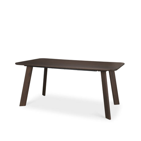 Welborn Dark Brown Wood Rectangular Dining Table by Mercana at Eve Furniture