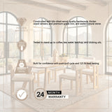 Welborn Light Brown Wood Rectangular Dining Table by Mercana at Eve Furniture
