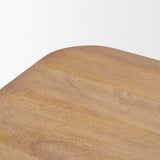 Welborn Light Brown Wood Rectangular Dining Table by Mercana at Eve Furniture