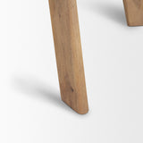 Welborn Light Brown Wood Rectangular Dining Table by Mercana at Eve Furniture