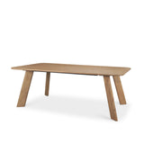 Welborn Light Brown Wood Rectangular Dining Table by Mercana at Eve Furniture