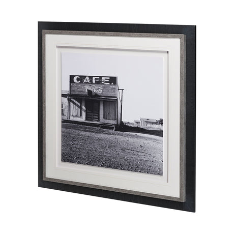 Welcome Back by The Vintage Collection Hand Embellished Textured Framed Art Photo Matted under Glass by Mercana at Eve Furniture