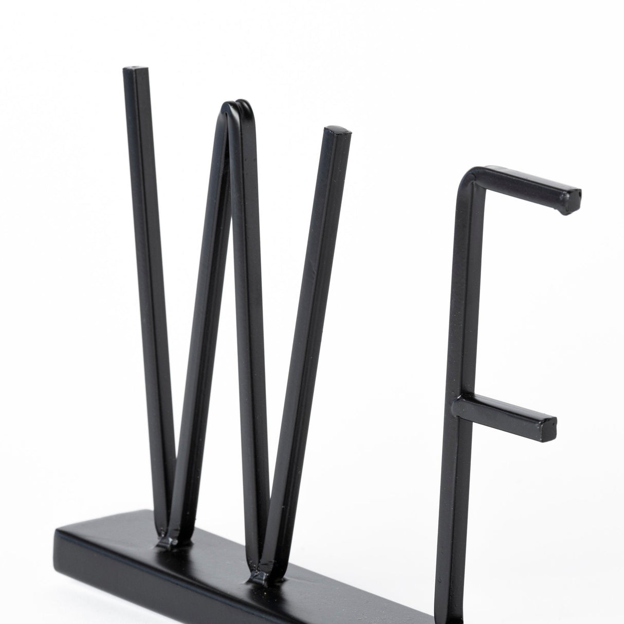 Welcome Black Metal Sign by Mercana at Eve Furniture