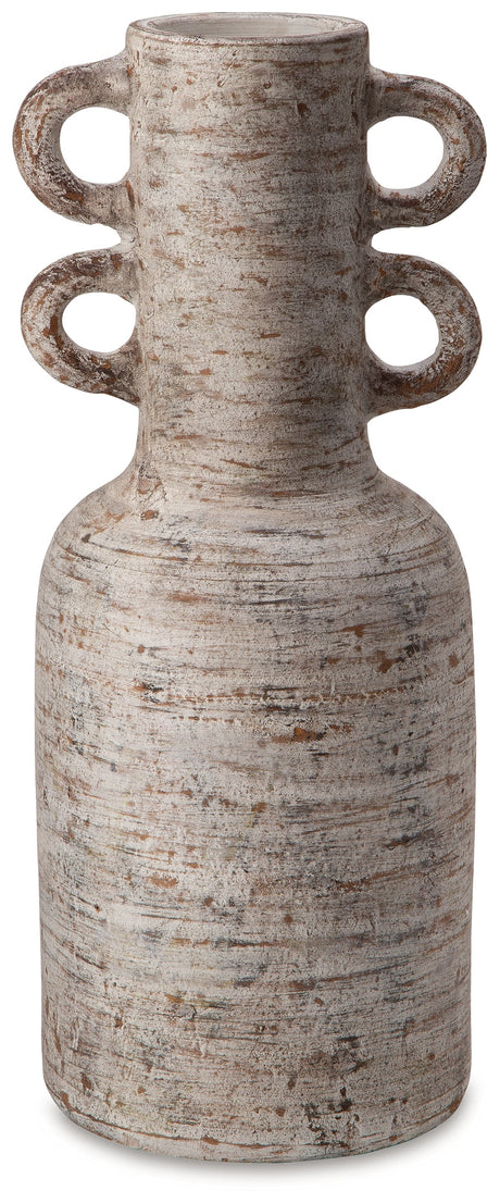 Wellbridge Distressed White Vase