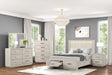 Wellingborough Light Gray King Bed by Furniture of America at Eve Furniture